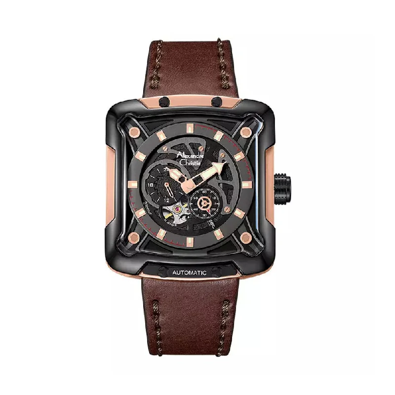 3039Malbrba Men Automatic Leather 45Mm