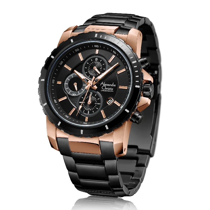 6141Mcbbrba Men Chronograph Stainless Steel 44Mm