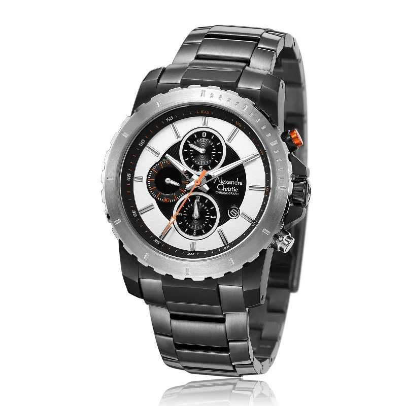 6141Mcbepslor Men Chronograph Stainless Steel 44Mm