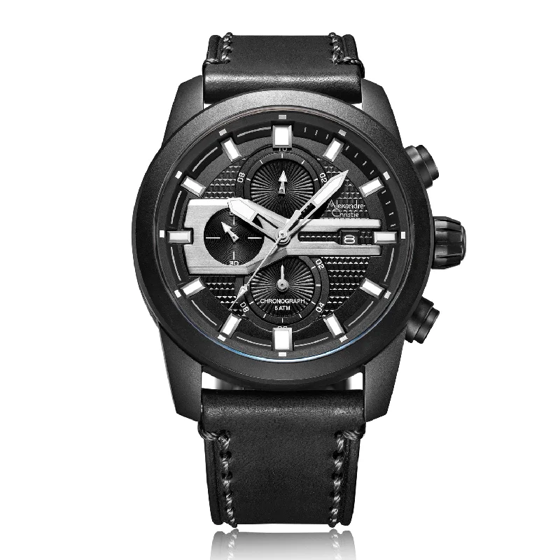 6270Mclipba Men Chronograph Leather 45Mm