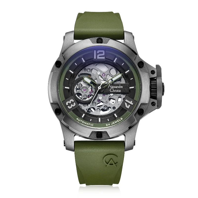 6295Mtrtpbagn Men Mechanical-Auto Rubber 48Mm