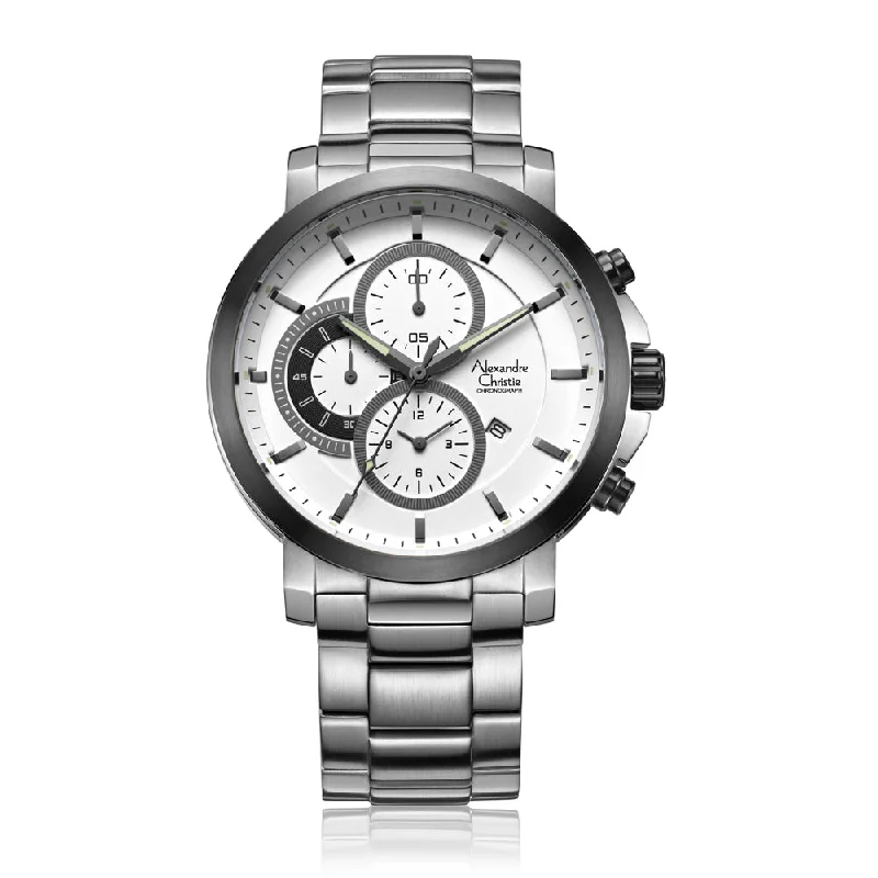 6350Mcbtbsl Men Chronograph Stainless Steel 45Mm