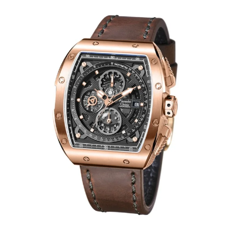 6411Mclrgba Men Chronograph Leather 44.5Mm