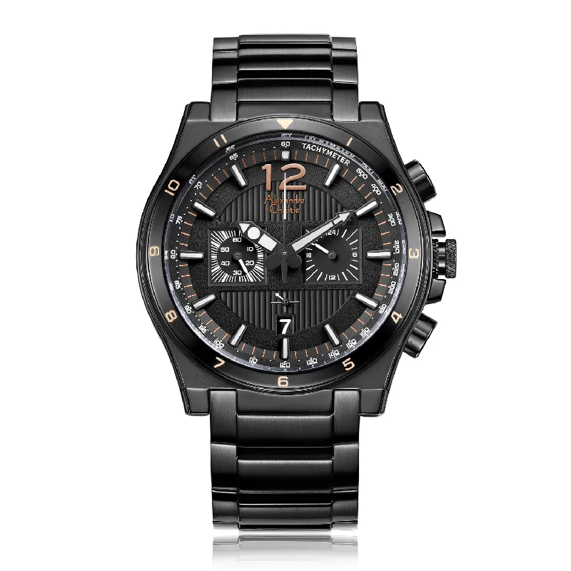 6441Mcbipba Men Chronograph Stainless Steel 44Mm