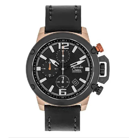 6487Mclbrba Men Chronograph Leather  48 Mm