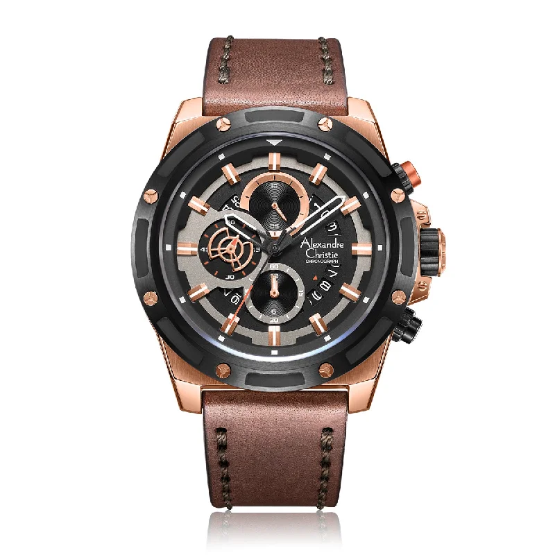 6506Mclbrba Men Chronograph Leather 47Mm