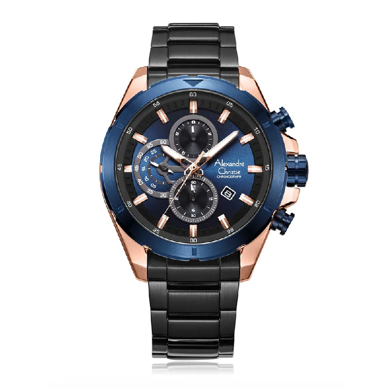 6508Mcbbrbubu Men Chronograph Stainless Steel 45Mm