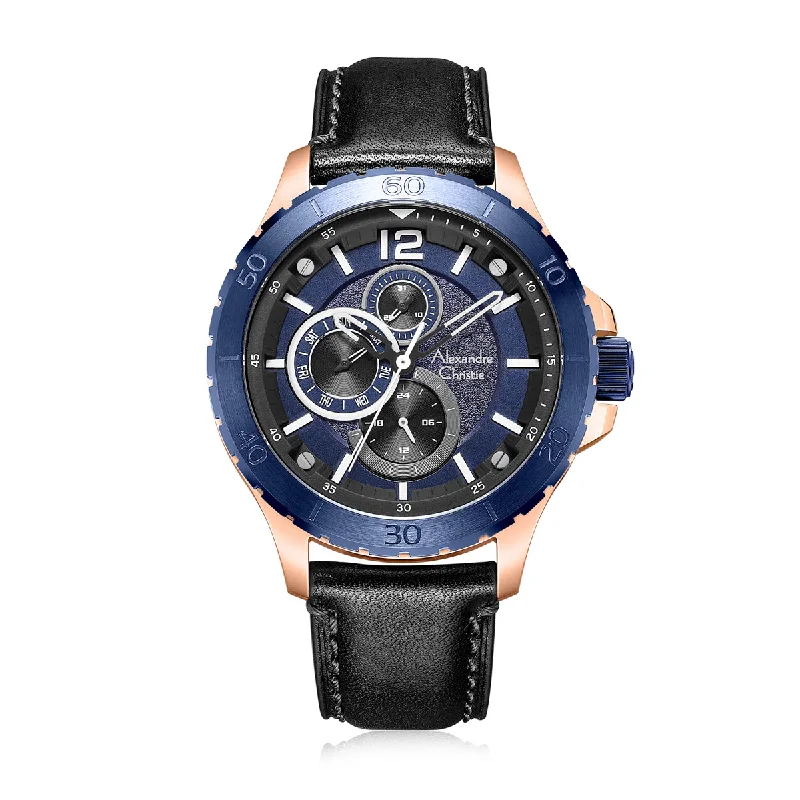 6510Mflurbu Men Multifunction Leather 48Mm