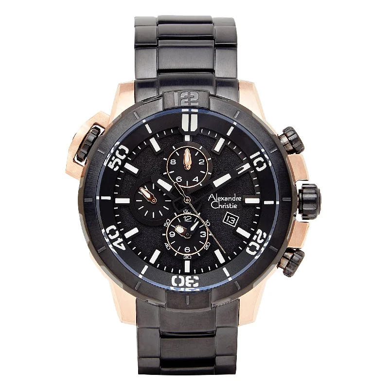 6554Mcbbrba Men Chronograph Stainless Steel 46Mm