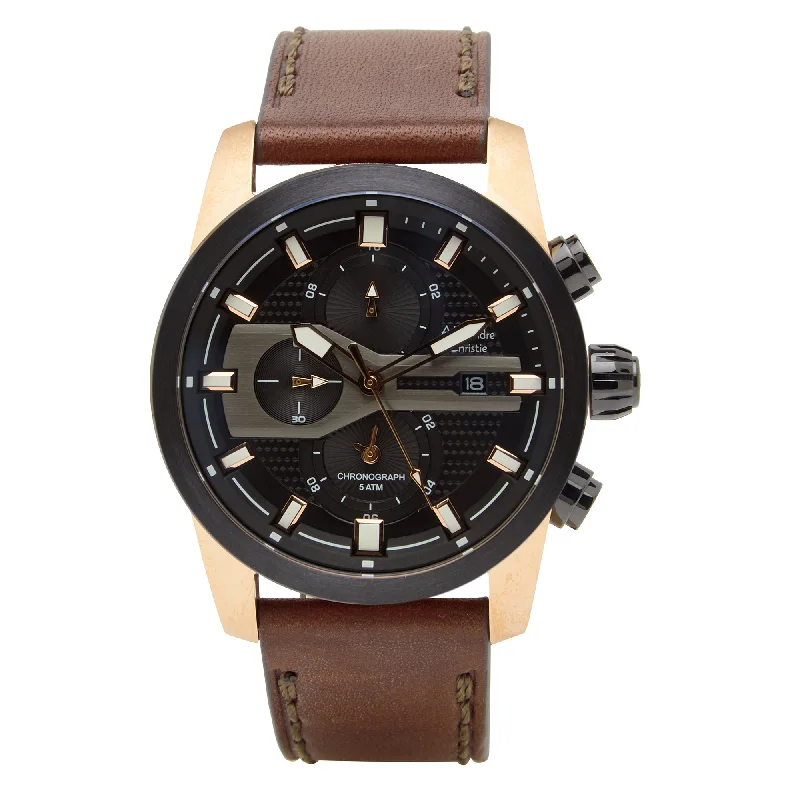 6562Mclbrba Men Chronograph Leather 45Mm