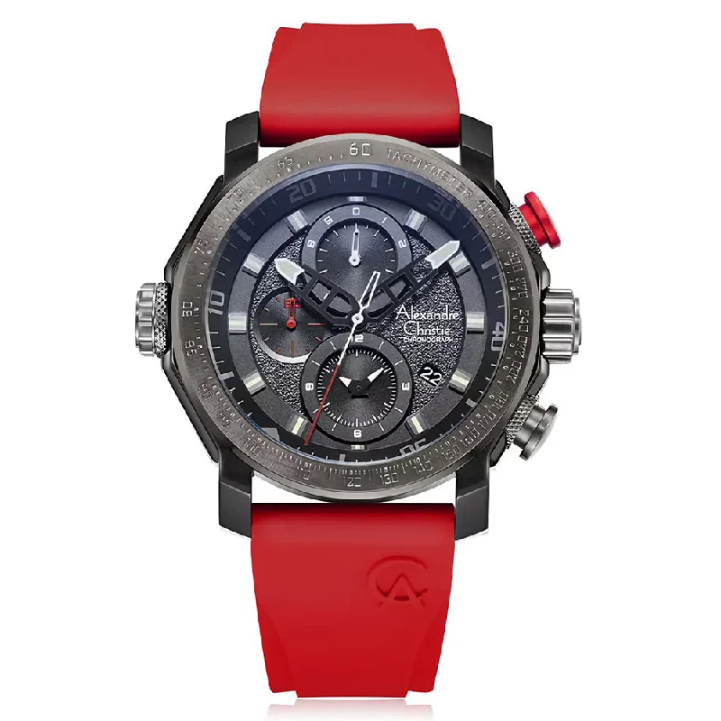 6565Mcrepbare Men Chronograph Rubber 45Mm