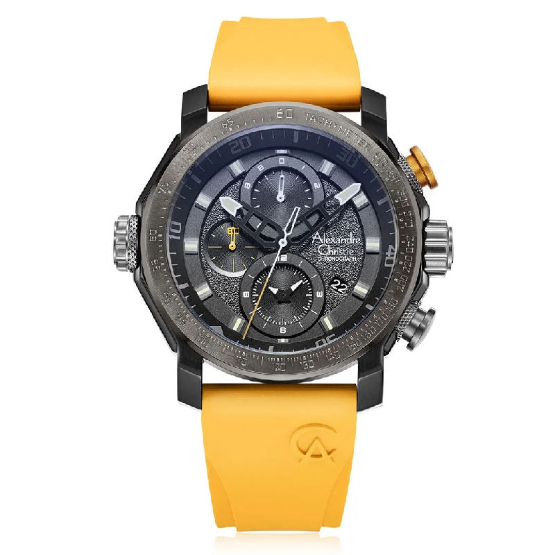 6565Mcrepbayl Men Chronograph Rubber 45Mm