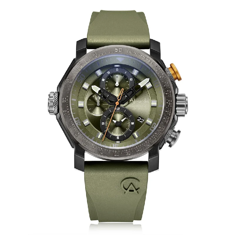 6565Mcrepgn Men Chronograph Rubber 45Mm