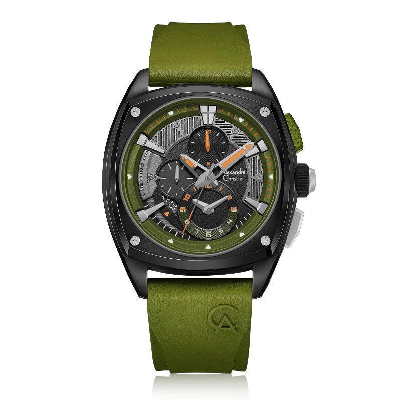 6591Mcrtbbagn Men Chronograph Rubber 45Mm