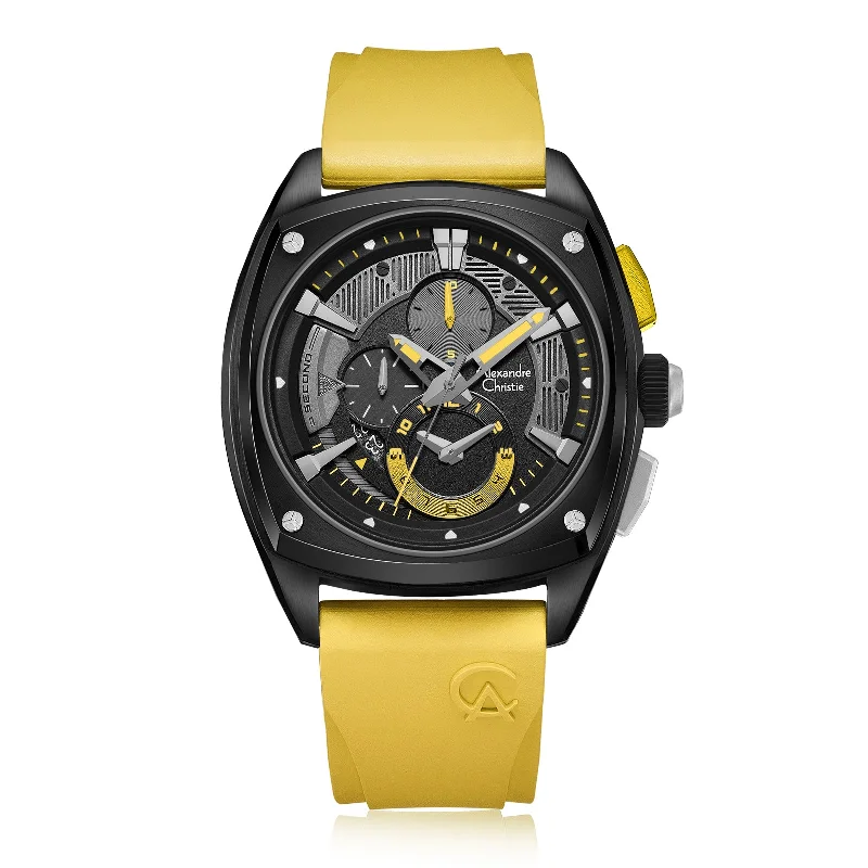 6591Mcrtbbayl Men Chronograph Rubber 45Mm