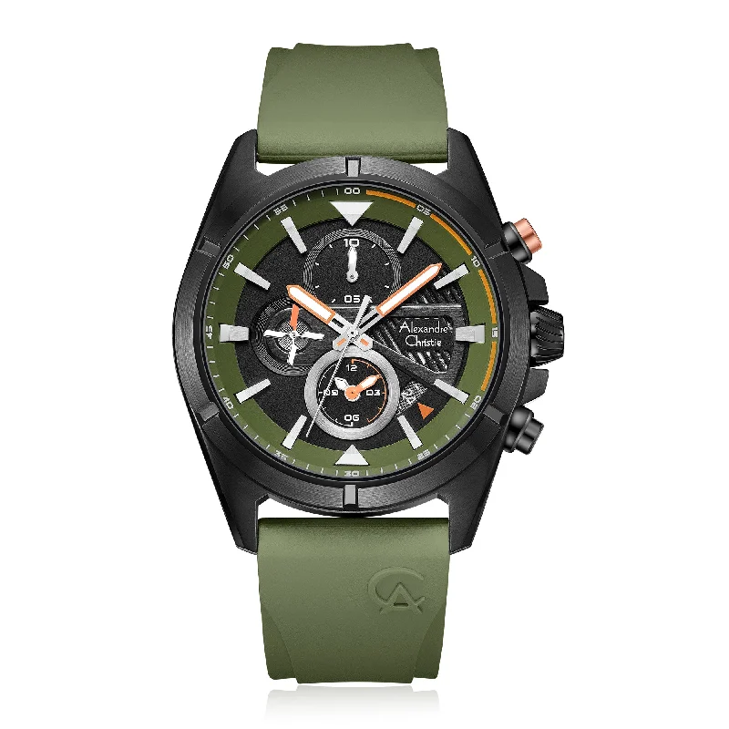 6592Mcripbaor Men Chronograph Rubber 45Mm