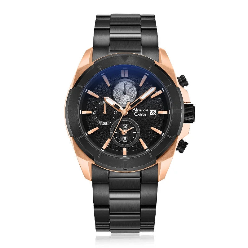 6596Mcbbrba Men Chronograph Stainless Steel 44Mm