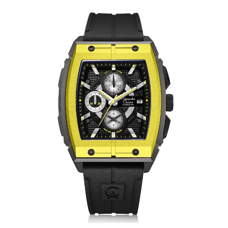 6598Mcripbayl Men Chronograph Rubber 43Mm