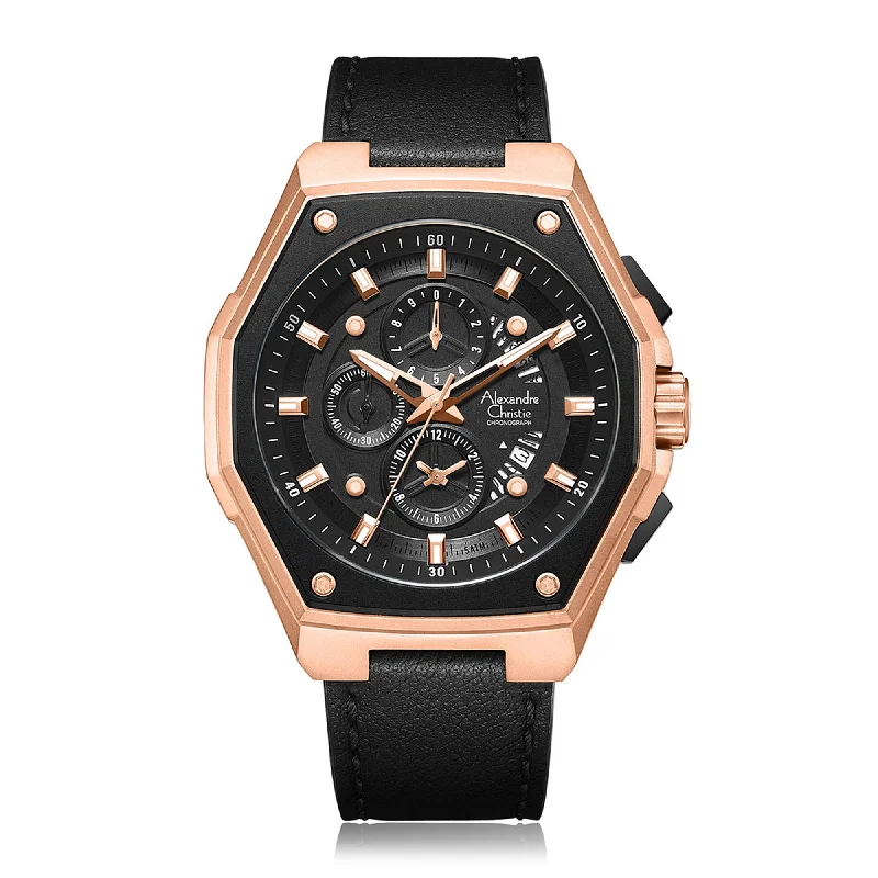 6599Mclbrba Men Chronograph Leather 48Mm