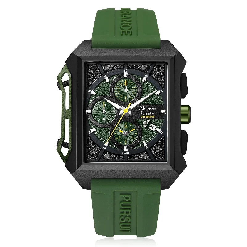 6601Mcripbagn Men Chronograph Rubber 46Mm