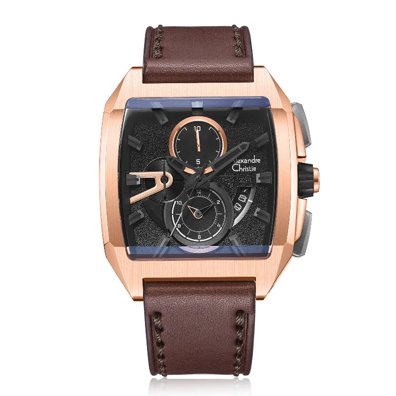 6617Mclbrba Men Chronograph Leather 42Mm