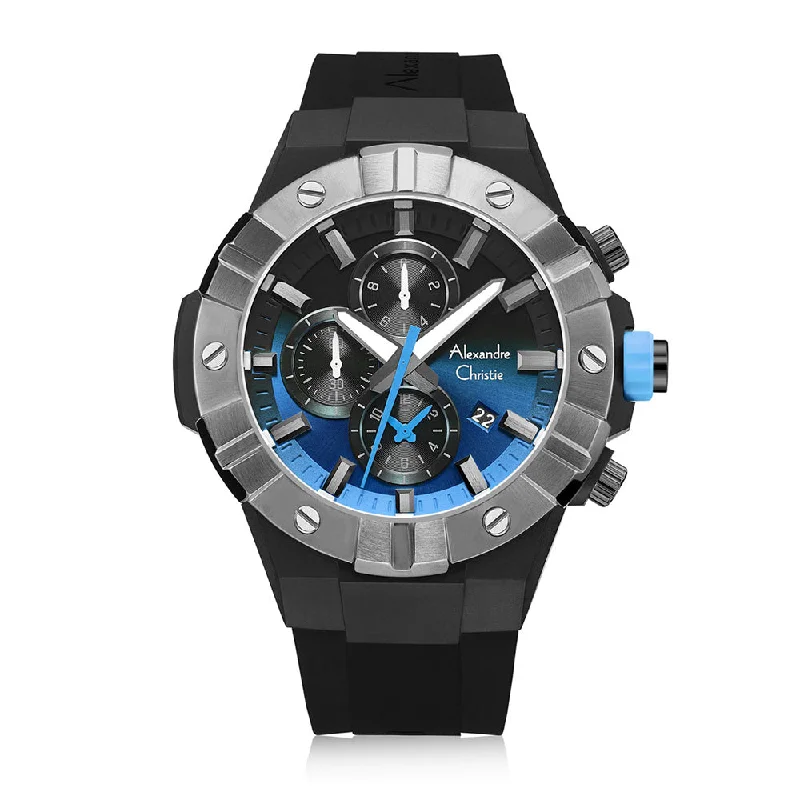 6650Mcrepbalb Men Chronograph Rubber 45Mm