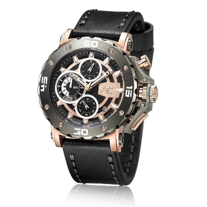 9205Mclgcba Men Chronograph Leather 47Mm