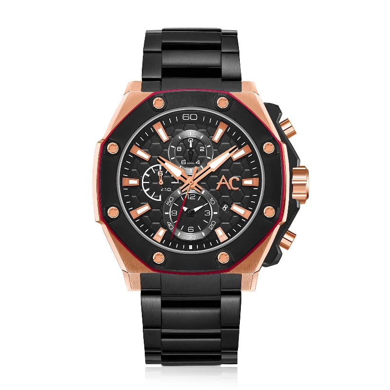 9601Mcbbrba Men Chronograph Stainless Steel 47Mm