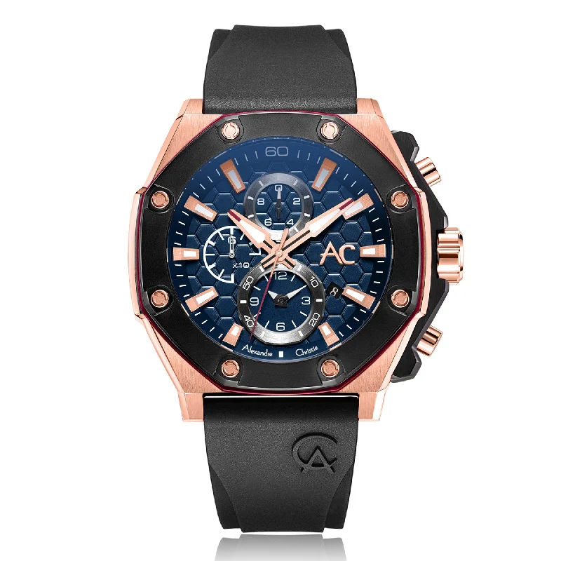 9601Mcrbrba Men Chronograph Rubber 47Mm