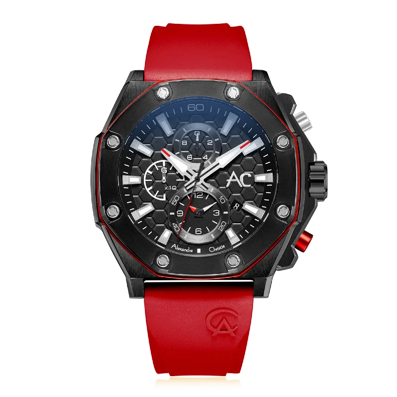 9601Mcripbare Men Chronograph Rubber 47Mm