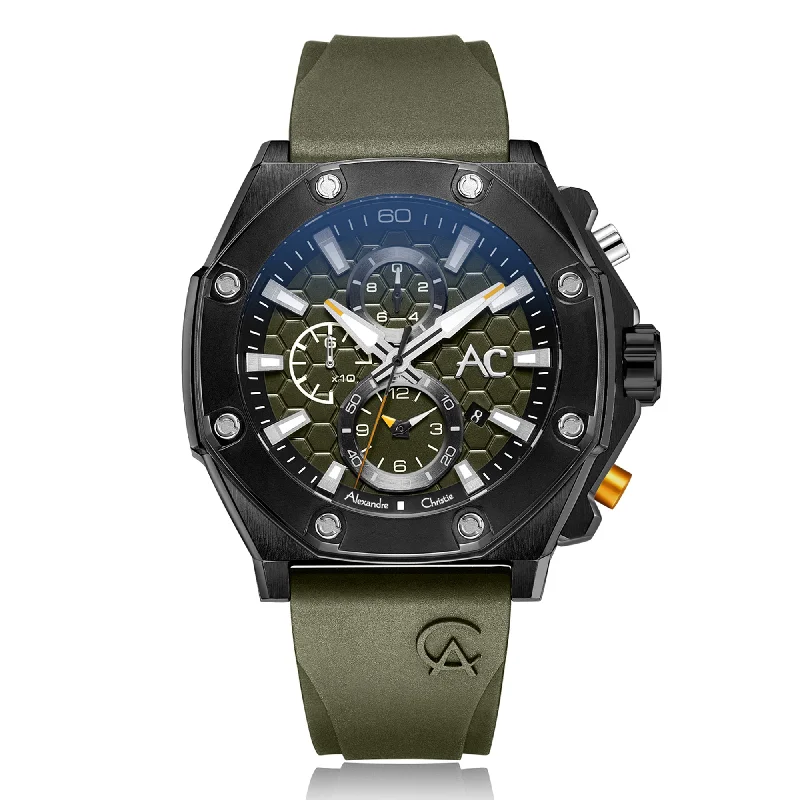 9601Mcripgn Men Chronograph Rubber 47Mm