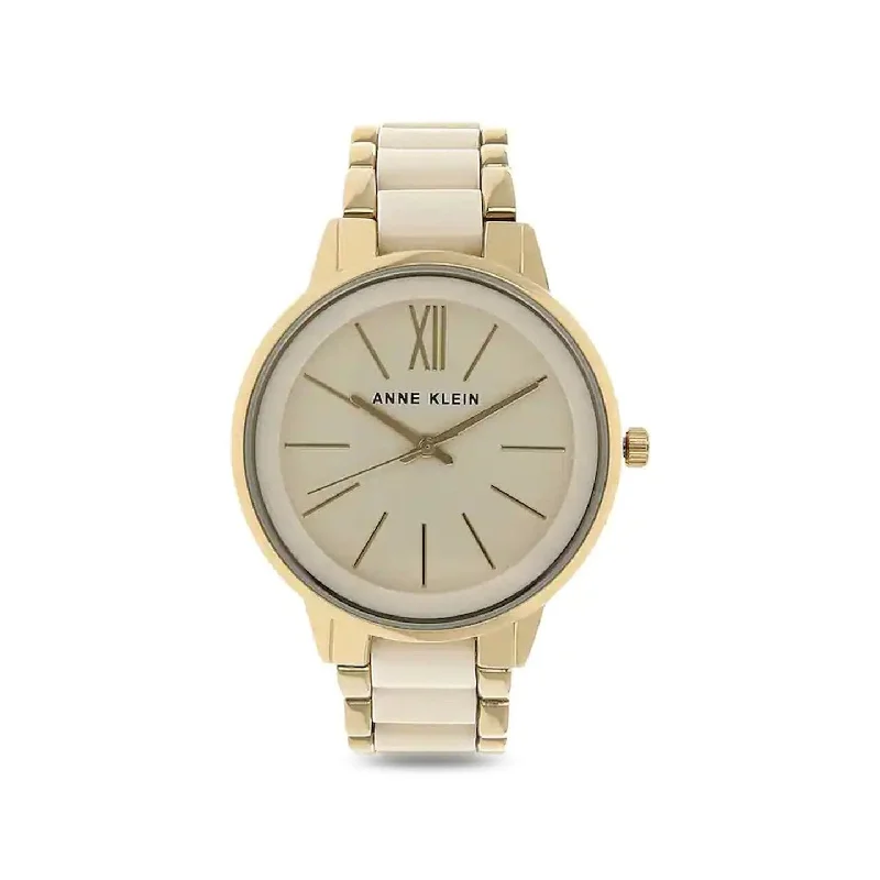 Anne Klein NEAK1412IVGB On Trend Analog Watch For Women