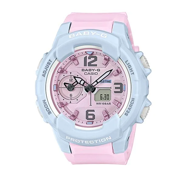 Casio Baby-G Summertime Pastel Colors Two Tone Resin Band Watch BGA230PC-2B BGA-230PC-2B