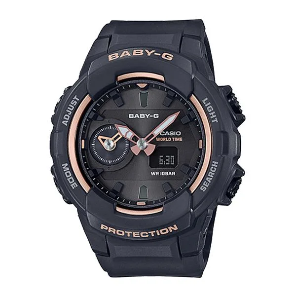 Casio Baby-G Standard Analog Digital Black Resin Band Watch BGA230SA-1A BGA-230SA-1A