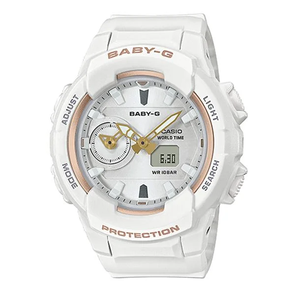 Casio Baby-G Standard Analog Digital White Resin Band Watch BGA230SA-7A BGA-230SA-7A