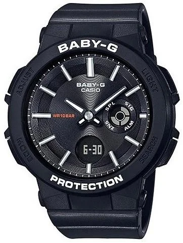 Casio Baby-G Wanderer Series Black Resin Band Watch BGA255-1A BGA-255-1A