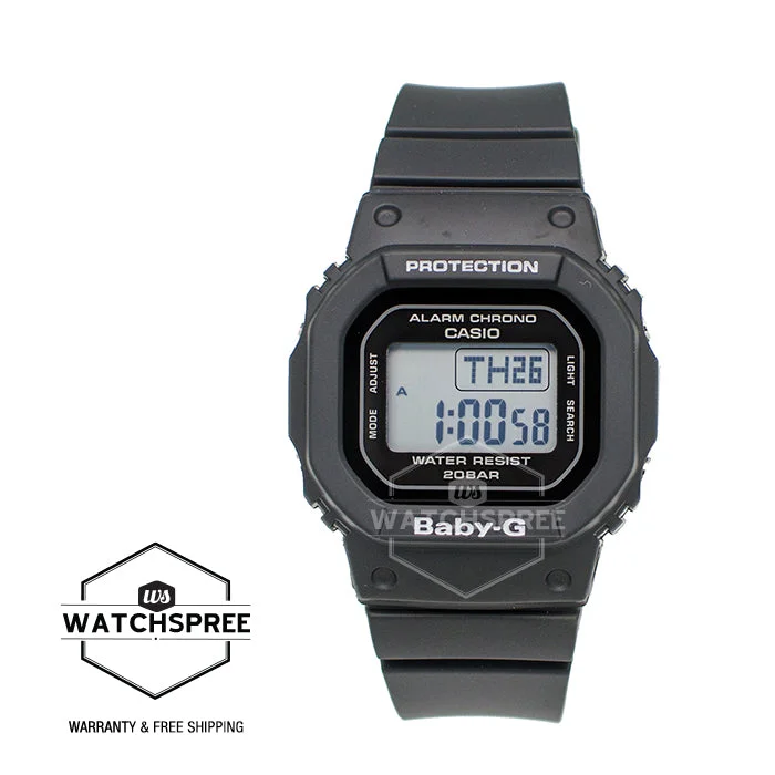 Casio Baby-G BGD-500 Series Black Resin Band Watch BGD560-1D