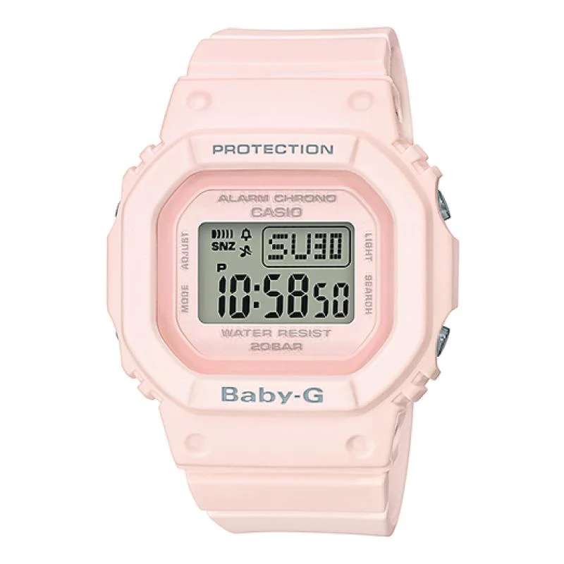 Casio Baby-G BGD-500 Series Light Pink Resin Band Watch BGD560-4D