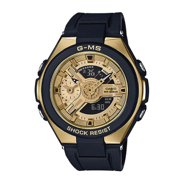 Casio Baby-G G-MS Lineup Black Resin Band Watch MSG400G-1A2 MSG-400G-1A2