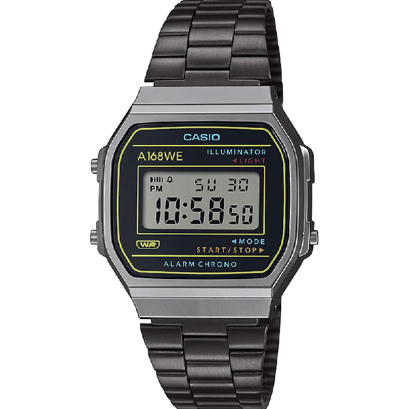 Casio A168WEHB-1A Black Digital Watch