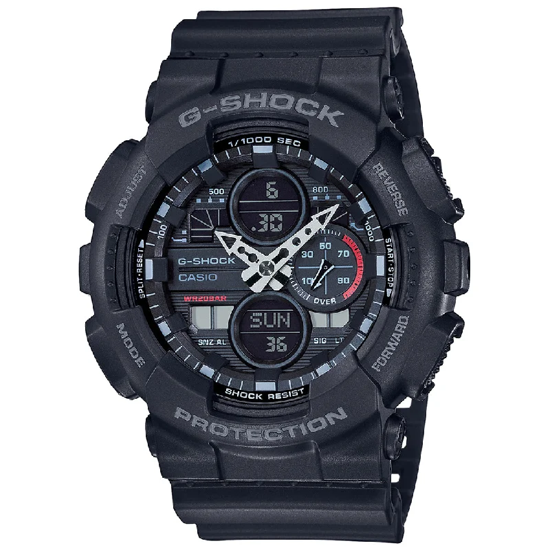 Casio G-Shock Analog-Digital Black Dial Men's Watch GA-140-1A1DR(G975)