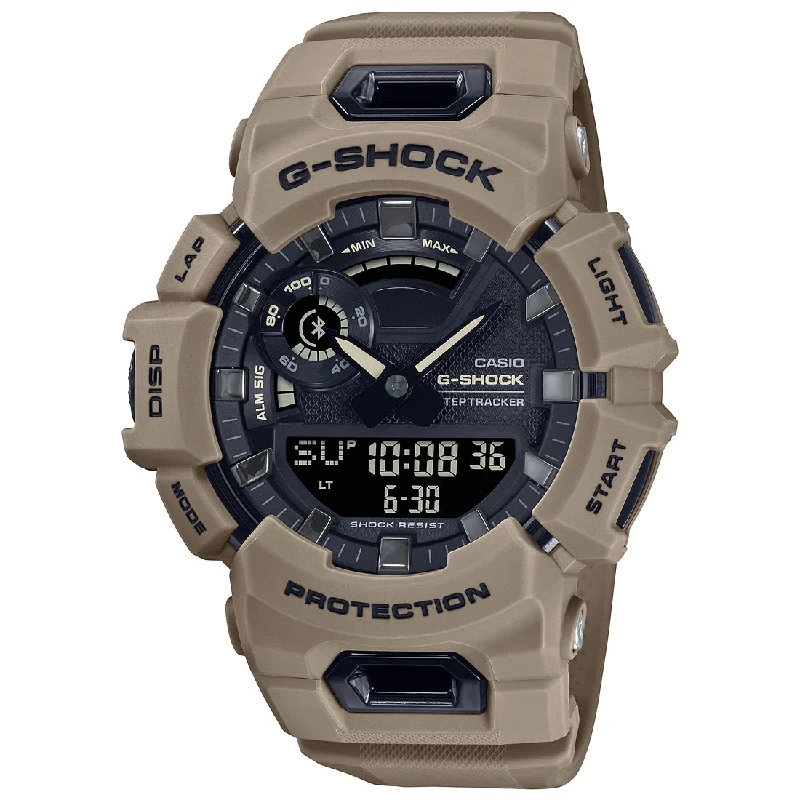 Casio G-Shock GBA-900UU-5ADR Analog-Digital Dial Brown Resin Strap Men's Watch Shock and Step Tracker G1250