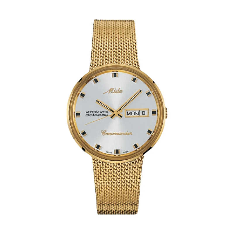 Commander 1959 Silver Dial Gold-Tone