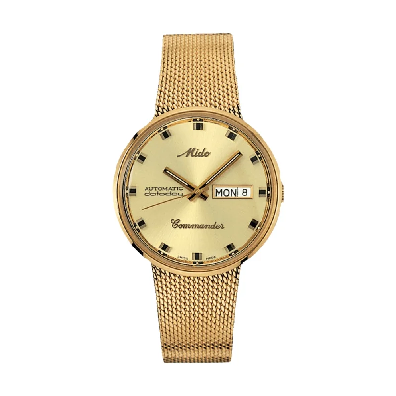 Commander 1959 Yellow Dial Gold-Tone