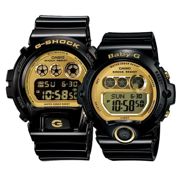 Casio Baby-G & G-Shock Couple Watches BG6901-1D / DW6900CB-1D