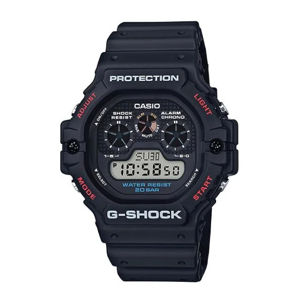 Casio G-Shock 35 years DW5900 Series Black Resin Band Watch DW5900-1D DW-5900-1D DW-5900-1