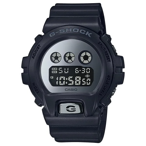 Casio G-Shock Special Color Metallic Mirror Face Black Resin Band Watch DW6900MMA-1D DW-6900MMA-1D