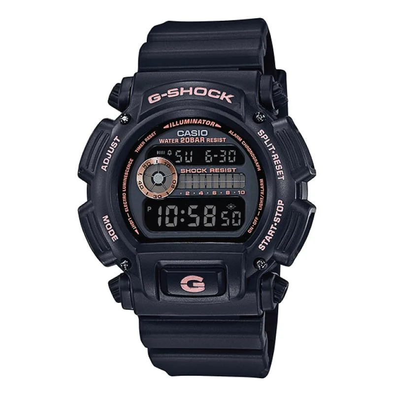 Casio G-Shock Special Color Models Black Resin Band Watch DW9052GBX-1A4 DW-9052GBX-1A4