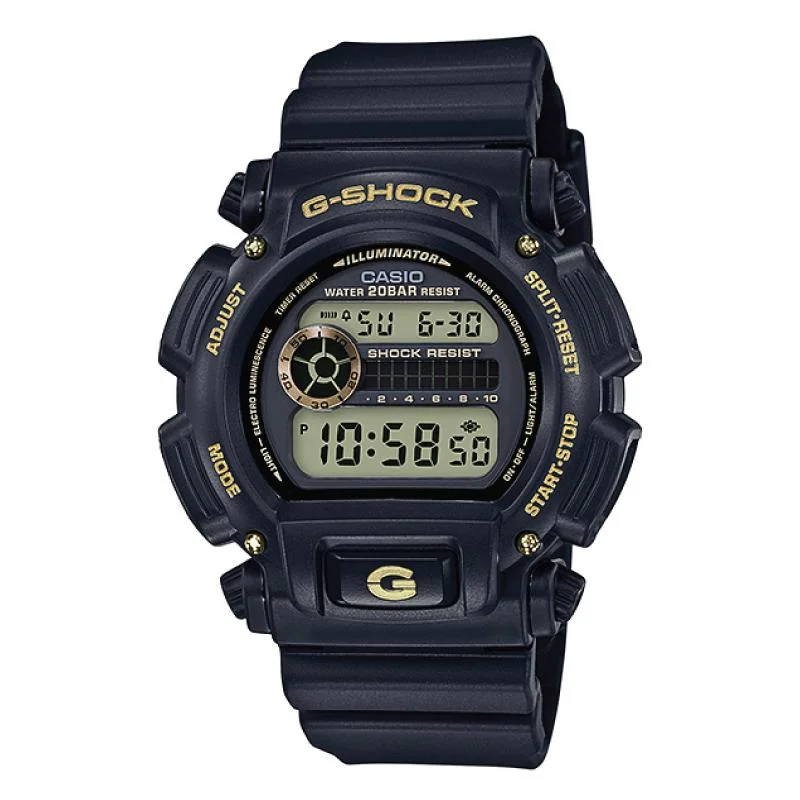 Casio G-Shock Special Color Models Black Resin Band Watch DW9052GBX-1A9 DW-9052GBX-1A9