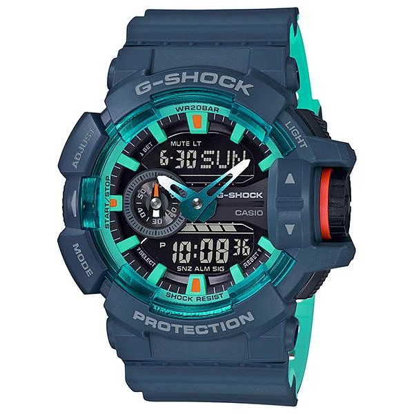 Casio G-Shock GA-400 Lineup Special Color Models Matte Navy Blue Resin Band Watch GA400CC-2A GA-400CC-2A